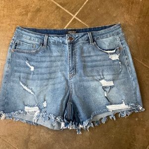 Judy Blue denim shorts size 3XL NWOT